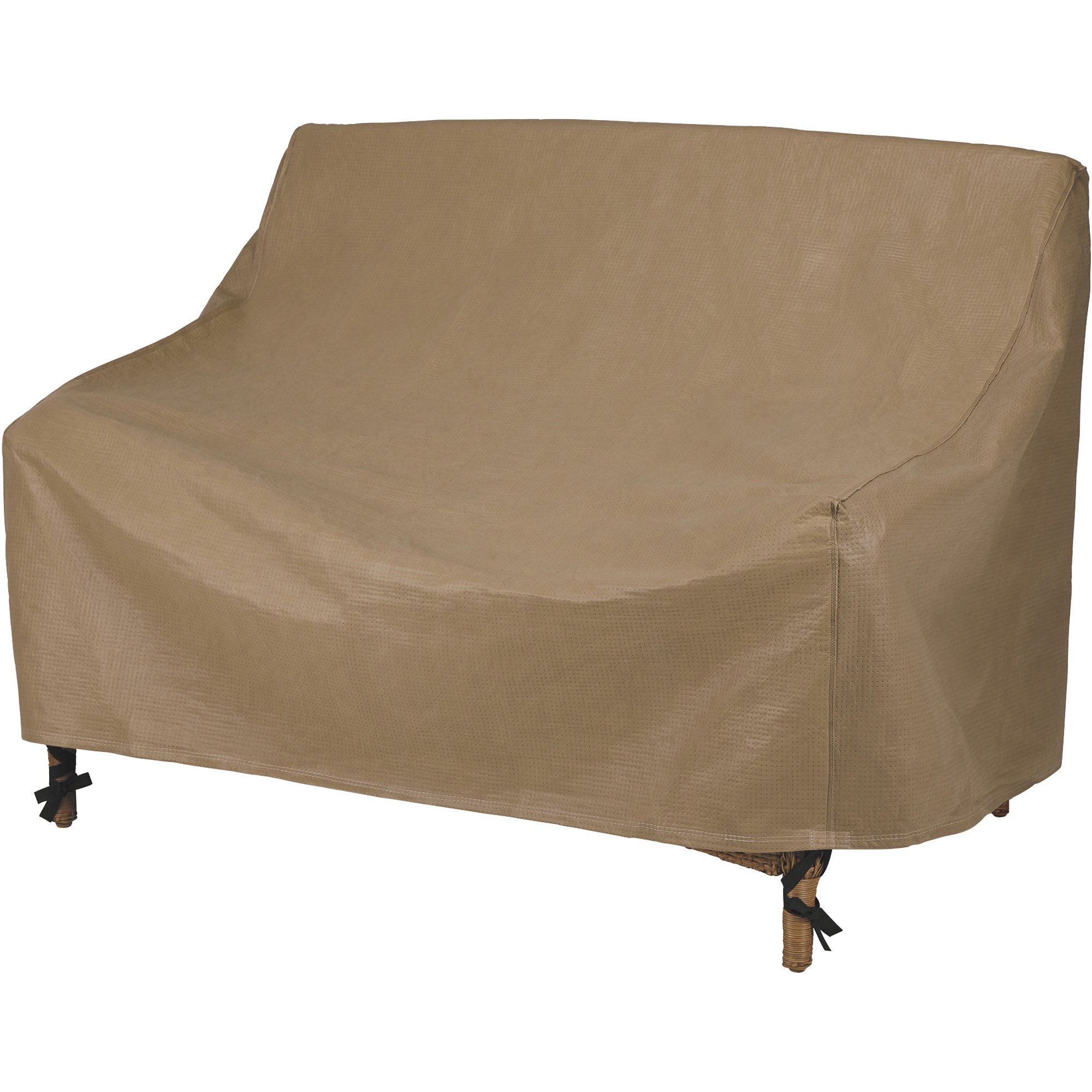 Classic Accessories Duck Covers Essential Patio Loveseat Cover — Latte